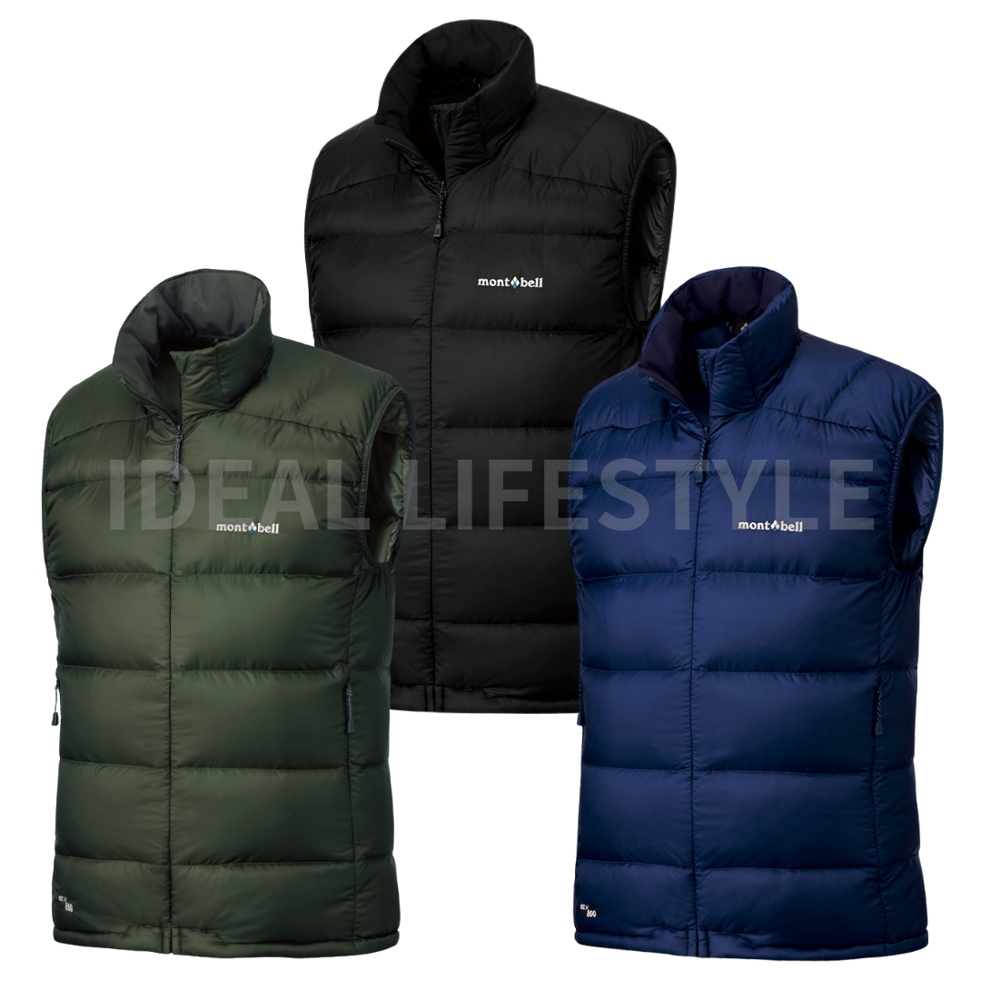 montbell Light Alpine Down Vest S/M/L/XL Packable Asian Size Men