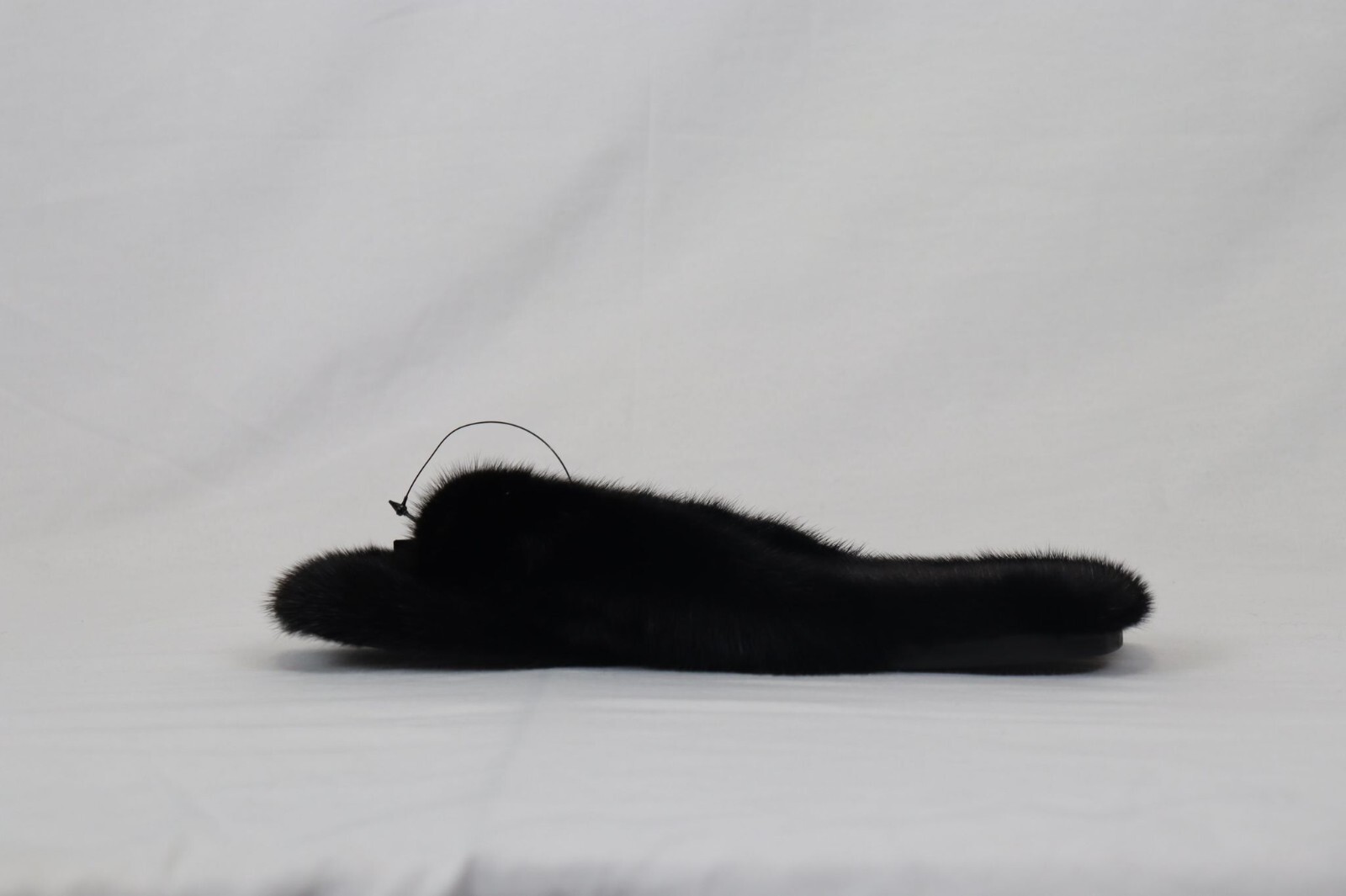 Pantofole shearling Saint Laurent Paris Pepe 05 nere nuove con etichette 42