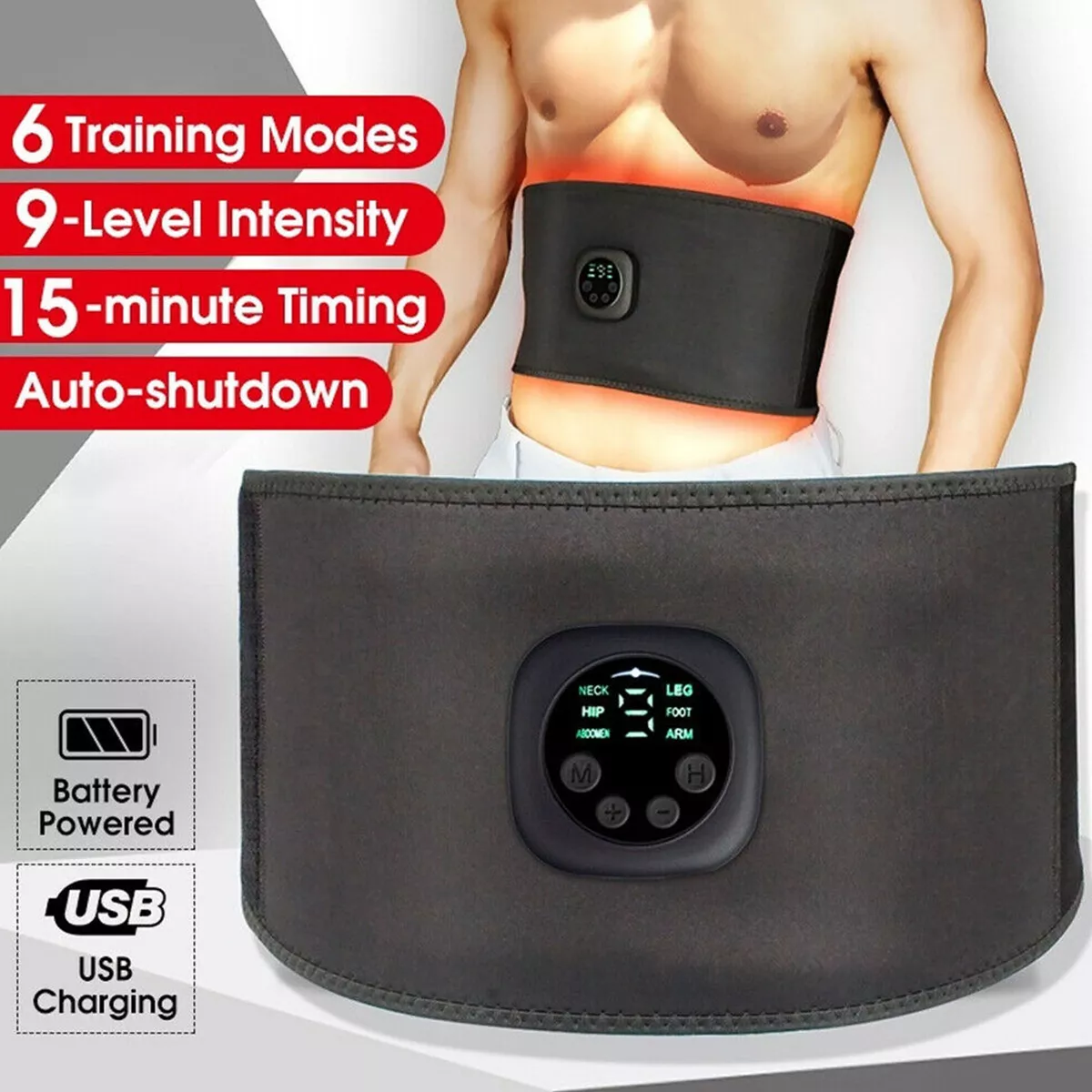 Ceinture de musculation stimulateur musculaire abdominal EMS