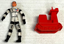 Major Matt Mason White Astronaut Action Figure w/ Red Lunar Trac 1966 Mattel