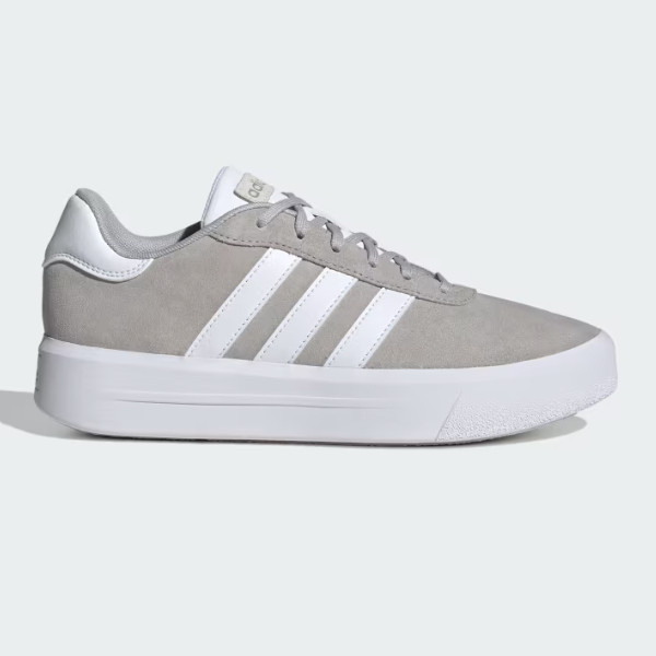 Женские кроссовки Adidas на платформе из замши серого цвета Two - IG8611 Expeditedship