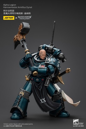 JOYTOY Warhammer 1/18 Action Figure Alpha Legion Harrowmaster Armillus Dynat - Foto 11 di 16