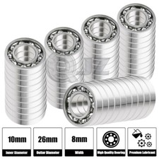 50x 6000-Ball Bearing 10mm x 26mm x 8mm Premium Deep Groove New FREE SHIPPING