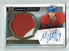 13-14 UD Upper Deck The Cup Limited Logos  Max Pacioretty  /50  Patch  Auto