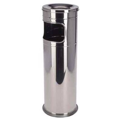 CHROME PAPER THROWING ASHTRAY ø 20 x 60 H