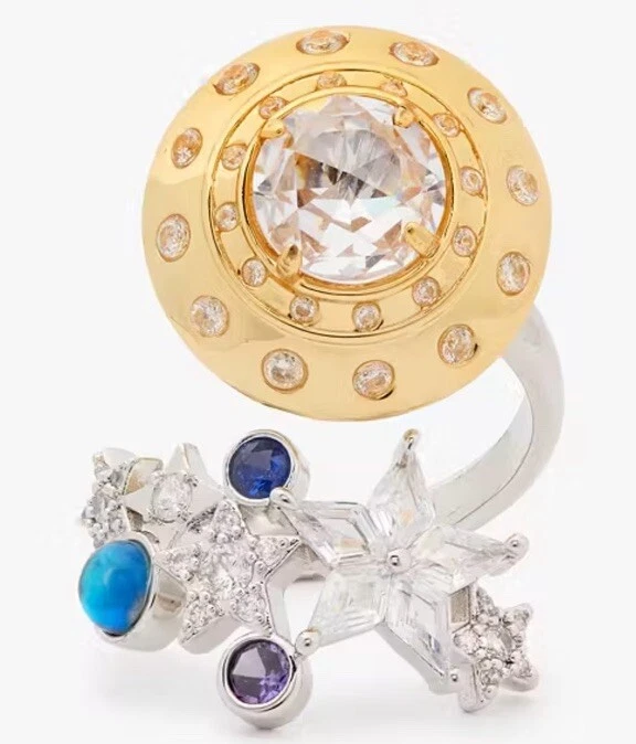 Kate Spade New York Space Cadet Cocktail Ring Size 6 New - Image 2 of 4