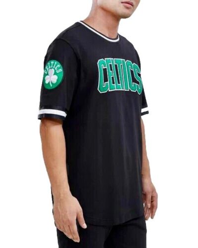 New Men's Boston Celtics Pro Standard Black Short Sleeve Shirt BBC152630 - Large - Picture 4 of 16