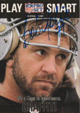 BOB GOLIC OAKLAND RAIDERS  SIGNED 1992 PRO SET CARD #352