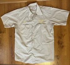 Button Up Shirt Wear Guard Uniform Bob Packaging Products Men’s M