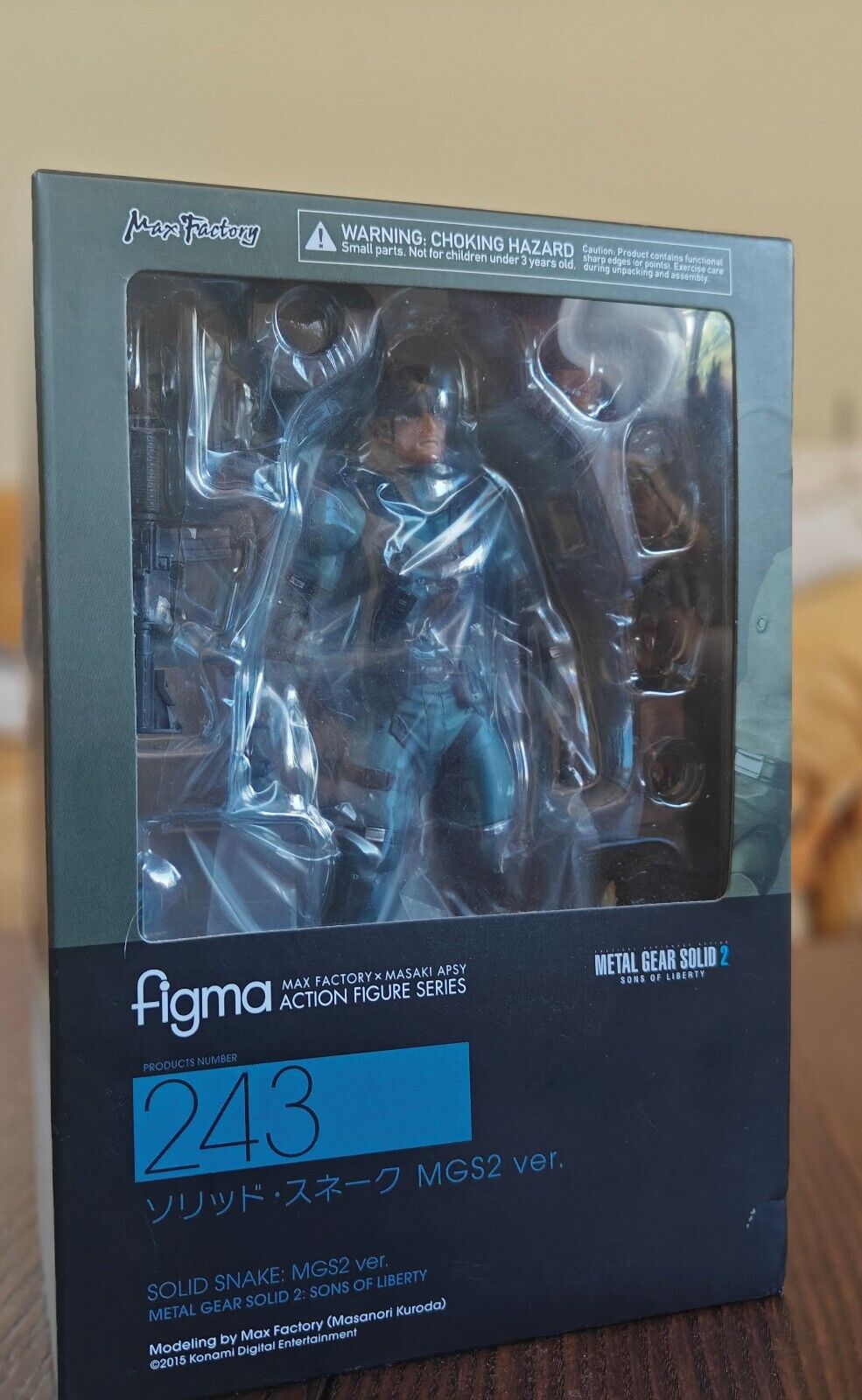 Figma Metal Gear Solid 2 Sons of Liberty Solid Snake #243 – St