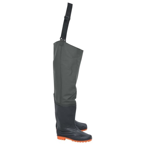 Cuissardes vert foncé pour chasse et pêche bottes extérieures plusieurs tailles - Picture 3 of 7
