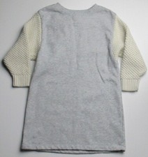 Girls Size XS 4 Gymboree Gray Cream Dress