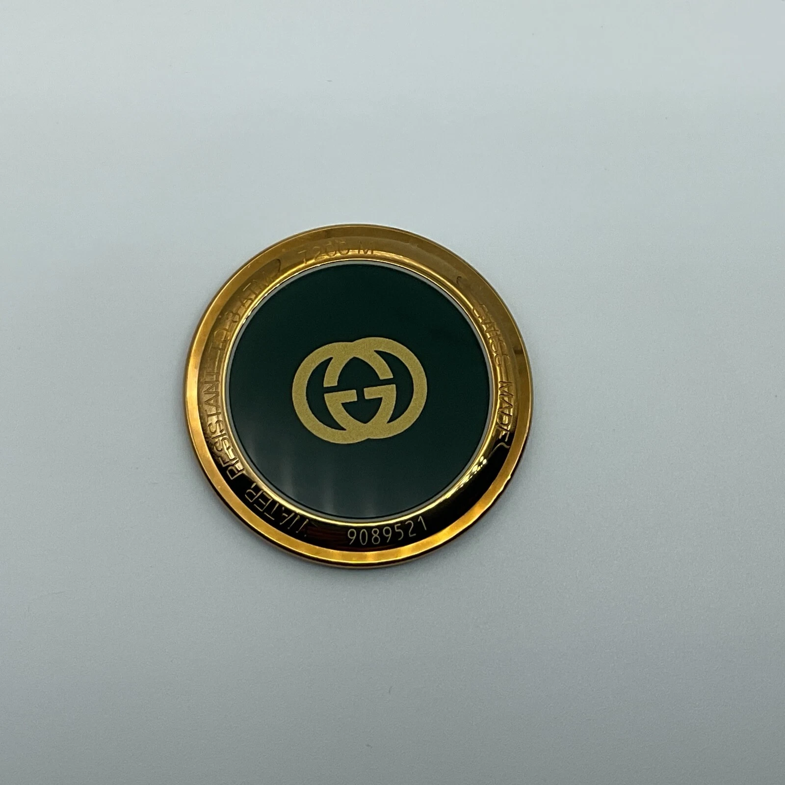 BOITIER DE MONTRE VERT NEUF GUCCI 7200M