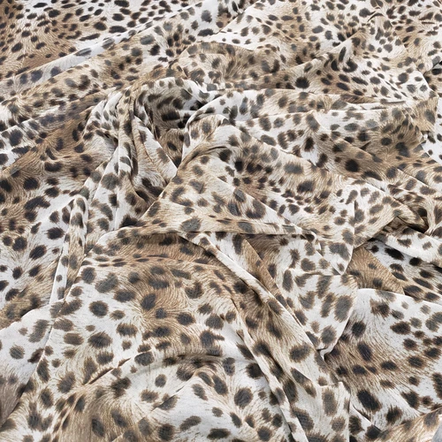 Safari Chic – Cheetah Print 4-Way Stretch Sheer Mesh Spandex Fabric - Picture 7 of 9