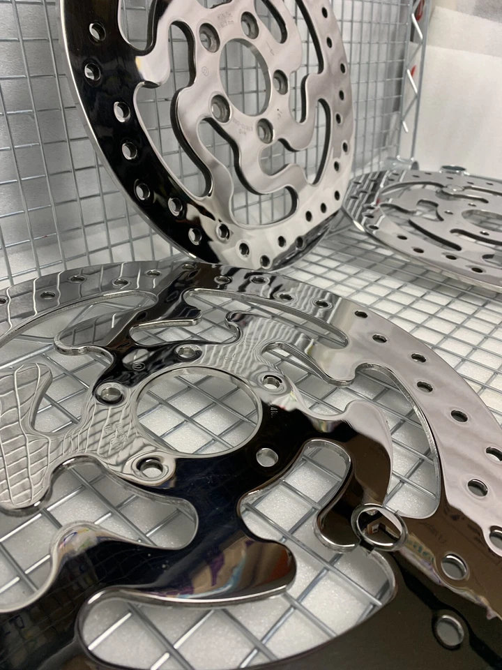 КОМПЛЕКТ ПЕРЕДНИХ И ЗАДНИХ РОТОРОВ HARLEY TOURING STREET GLIDE 2009 ROAD KING EXCHANGE - Изображение 3 из 4