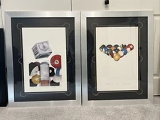Pool Artwork Original Numbered Set Of 2