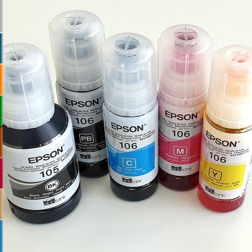 Epson Original 105 EcoTank Tintenflasche Tinte ET-7700 ET-7750 Schwarz 140 ml - Bild 10 von 12