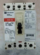 Cutler-Hammer EHD3045 Circuit Breaker 3 Pole 45 Amp 480VAC/250VDC