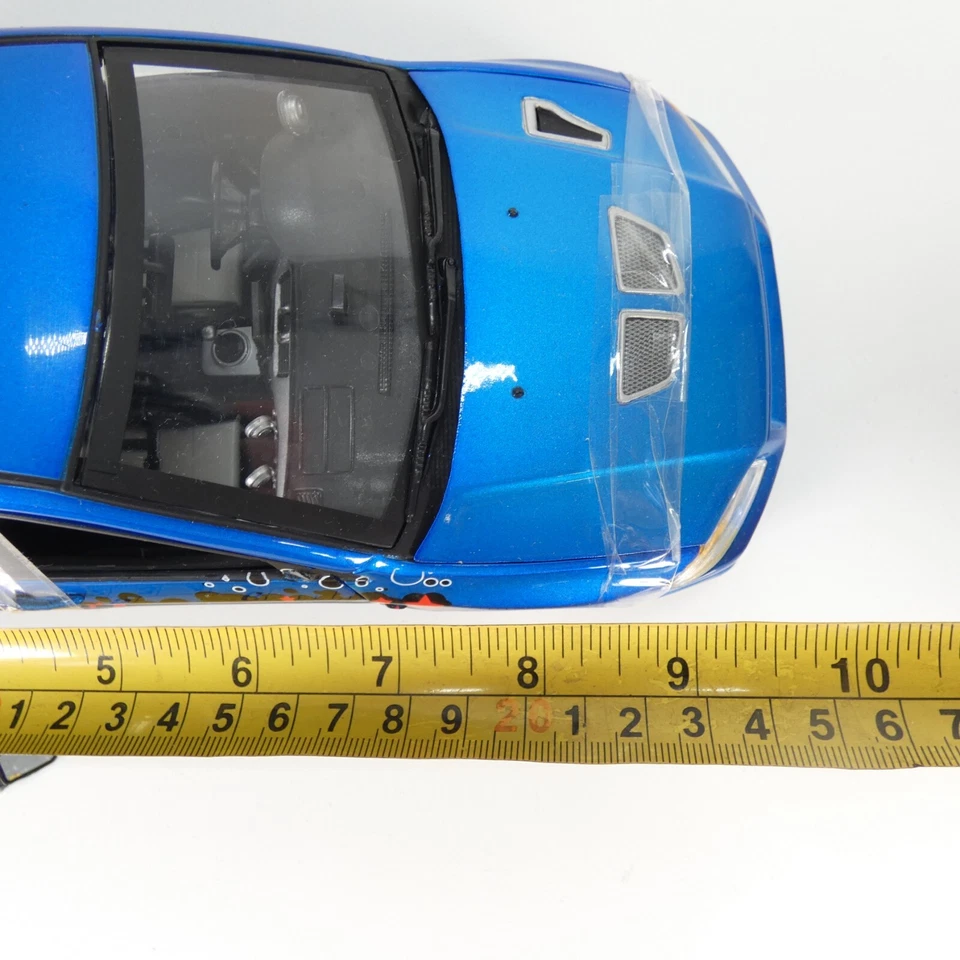 Coche de juguete Mitsubishi Fast Furious Tokyo Drift 1:18 Lancer Evo 7 VII azul raro Foto 4 de 4