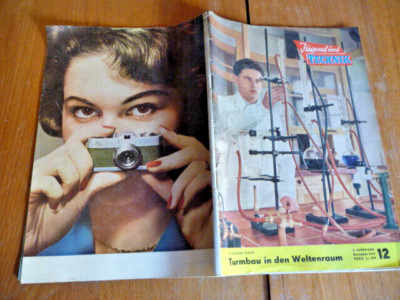 Jugend und Technik 12/1959 Test Jawa 551,LKW H3 A, sowjetischer ''Flatscreen'' Ost