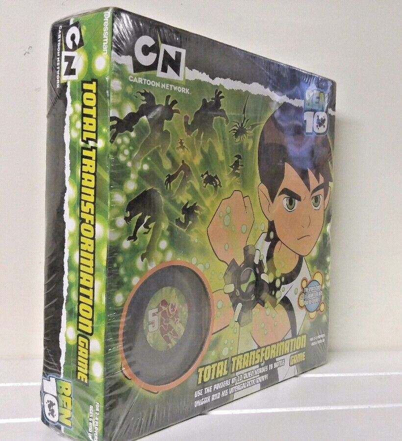 Vintage BEN 10 TOTAL TRANSFORMATION BOARD GAME Cartoon Network VGC