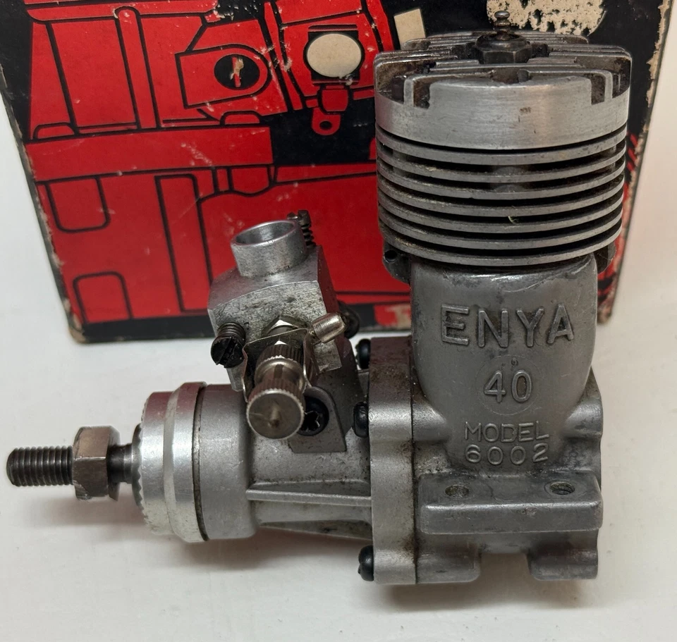 Motor ENYA - 40 Modelo 6002 RC Modelo Nitro Motor de Avión con Caja Foto 2 de 4