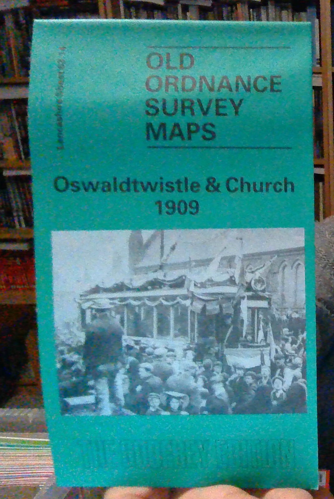 MAP OF Oswaldtwistle and Church 1909 LANCASHIRE SHEET 63.14 NEW 9780850543797