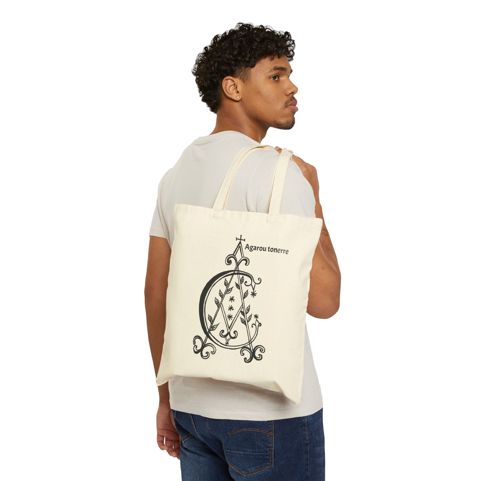 Elegant Eco-Friendly Cotton Canvas Tote Bag for Daily Use and Gifting