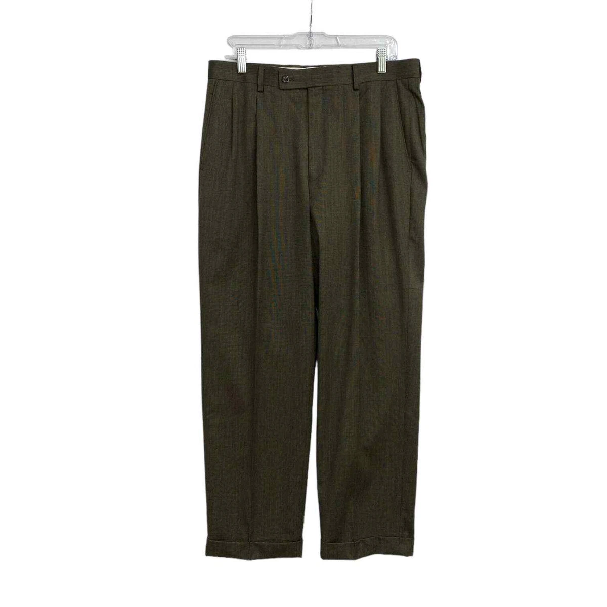 Alan flusser pleated best sale pants