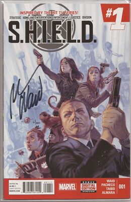 S.H.I.E.L.D. #1 - SIGNED BY MARK WAID -LIMITED SERIES OF 100 COPIES W/COA 6/100