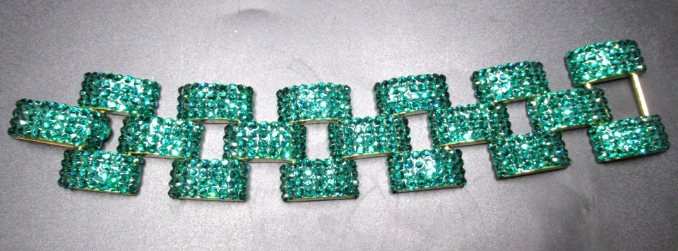 $225 KATE SPADE Preciosa Pulsera de Estrás Verde ¡En Bolsa y Caja Original! Foto 2 de 4