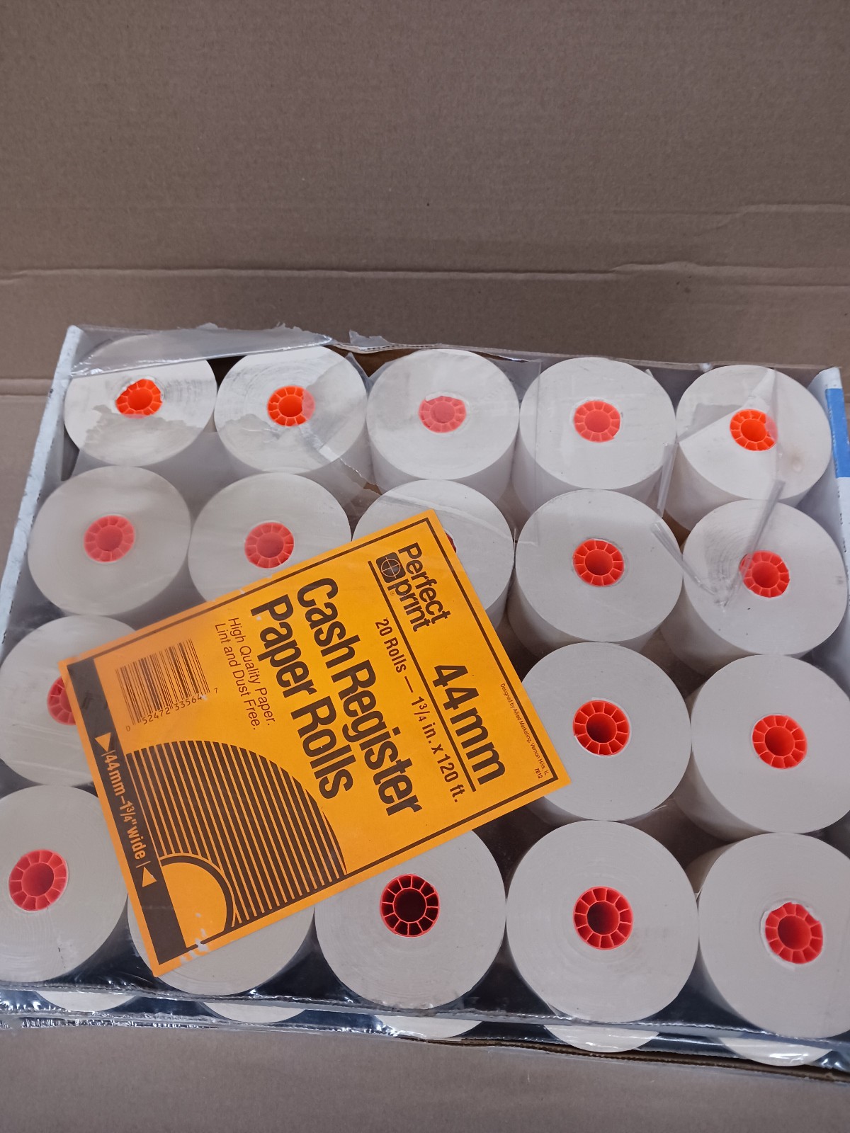 как выглядит Perfect Print Cash Register Paper Rolls 1-3/4" x 120