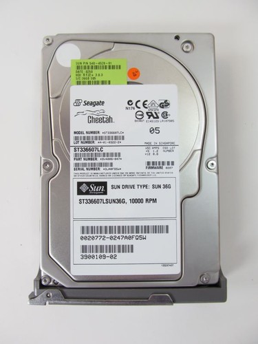 Sun X5243A (540-4520) 36GB 10K USCSI HDD W/ HEATSHIELD 4z - Picture 2 of 4