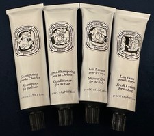 Diptyque 50 ml Travel Set Brand New 4 Tubes Shampoo Conditioner ShowerGel Lotion