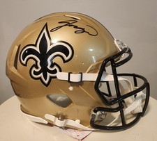 Jordyn Tyson New Orleans Saints Signed Speed Football Helmet - Fanatics