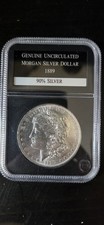 1889 Morgan Dollar $1 Silver Coin Genuine PCS Slab US Collector Coin