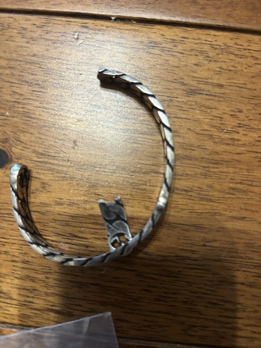 Gucci Interlocking Bracelet Cuff Silver $569 - Picture 6 of 6