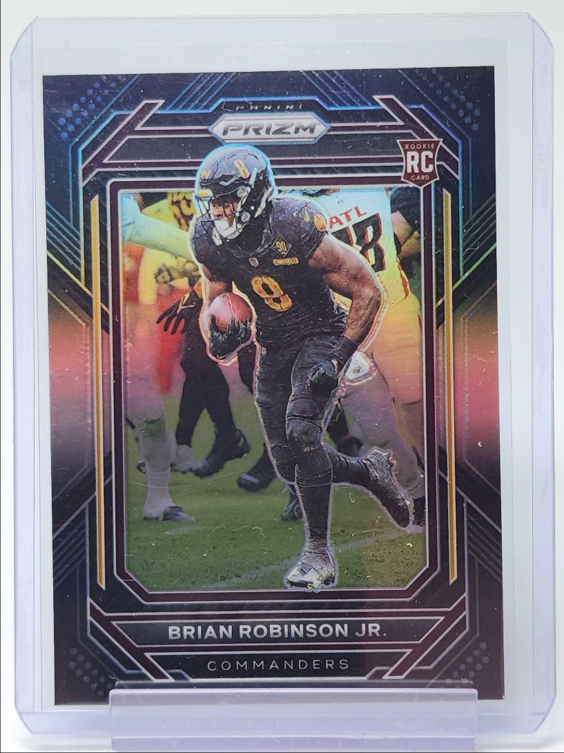 BRIAN ROBINSON JR. 2022 PANINI CHRONICLES PRIZM BLACK ROOKIE SILVER RC Q0902