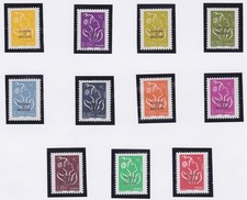 SAINT PIERRE ET MIQUELON N°829/839** Série Marianne de Lamouche SPM 2005 MNH