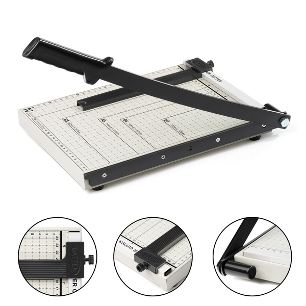 Hebelschneider Papierschneider A4 A5 Schneidemaschine Guillotine Foto Metall-image