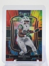 BREECE HALL 2025 SELECT TRI COLOR PRIZM PREMIER LEVEL #175 JETS /25 Q7147