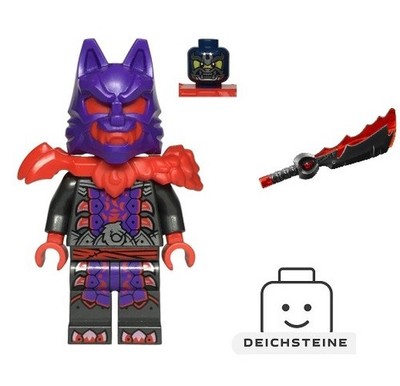 LEGO  Ninjago njo0916 Wolf Mask General   NEU    Minifigur njo916