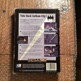 Batman Returns Sega CD 1993 CIB Complete In Box Wit Manual Poster VERY RARE