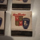 (7)1940's DESOTO - PLYMOUTH Car  Matchbook. Unused & Unstruck. Near Mint NYC lot — photo 2