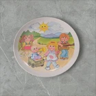 RARE Vintage CABBAGE PATCH KIDS KID DOLL PLASTIC PLATE 80s HTF