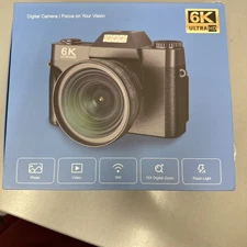 Yatao Digital Cameras for Photography and Vlogging, 6K Ultra HD