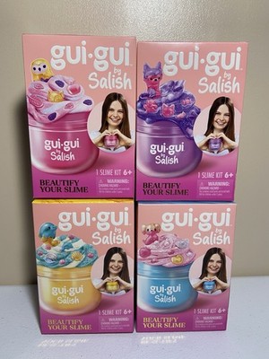 Gui-Gui by Salish Slime Kit Complete Set of 4 - Gloss Clear Butter Cloud