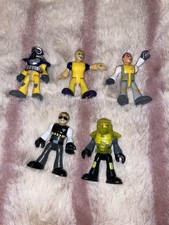 Set of 5 Fisher-Price Imaginext Action Figures Divers Dino Tech Mixed