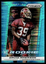 2013 Panini Prizm Prizms Blue David Amerson Rookie Washington Redskins #224