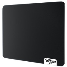 Extra Large Tempered Glass Mousepad for Gaming, 19.7"x15.7" Hard Mousepad, Ul...